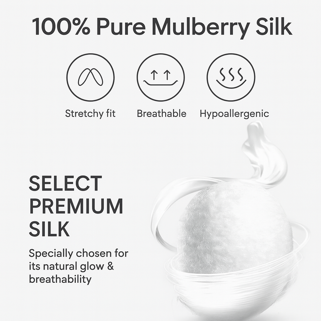 100% Mulberry Silk Eye Mask | Sleep & Beauty