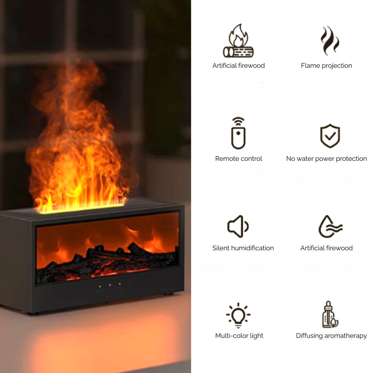 Fire Flame Diffuser & Humidifier