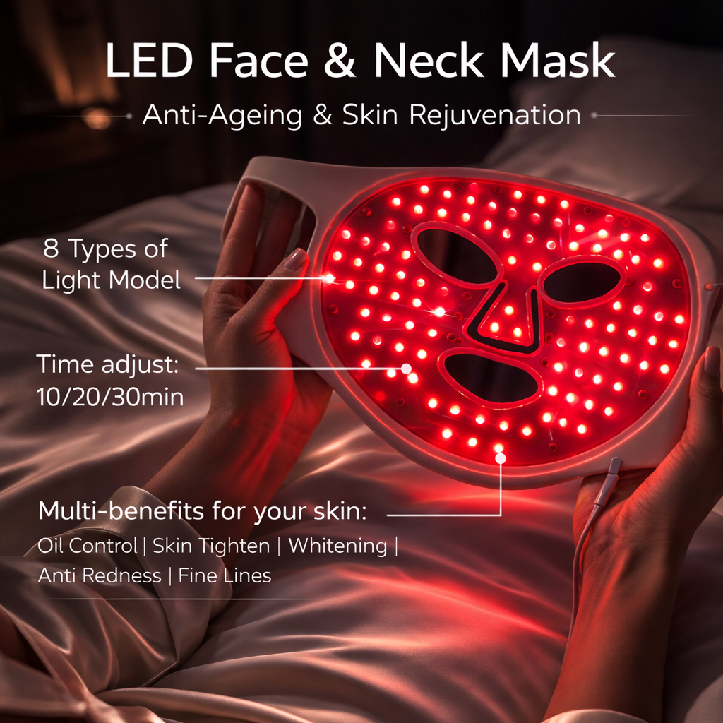 LED Face & Neck Mask | Light Therapy