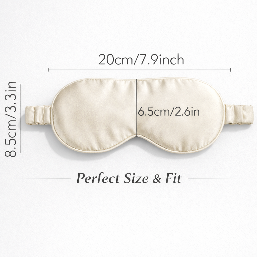 100% Mulberry Silk Eye Mask | Sleep & Beauty