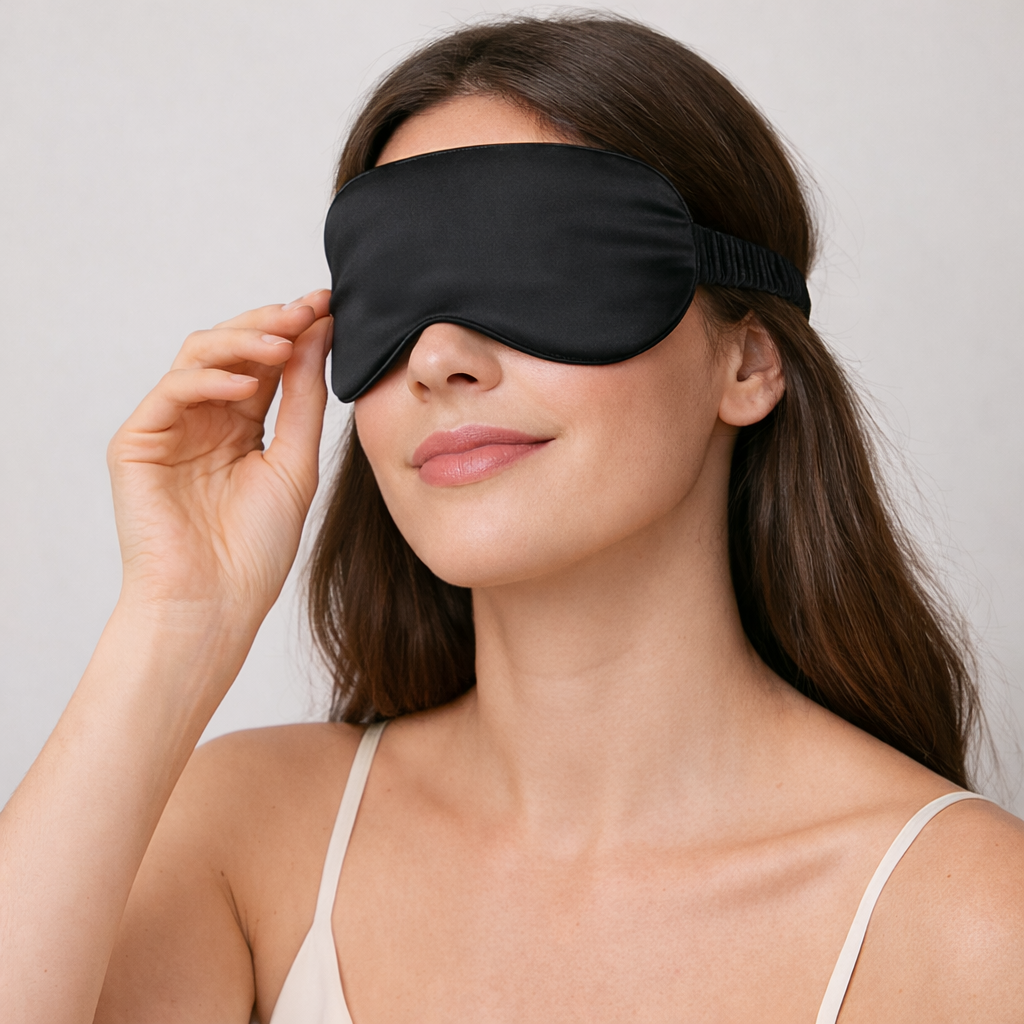 100% Mulberry Silk Eye Mask | Sleep & Beauty