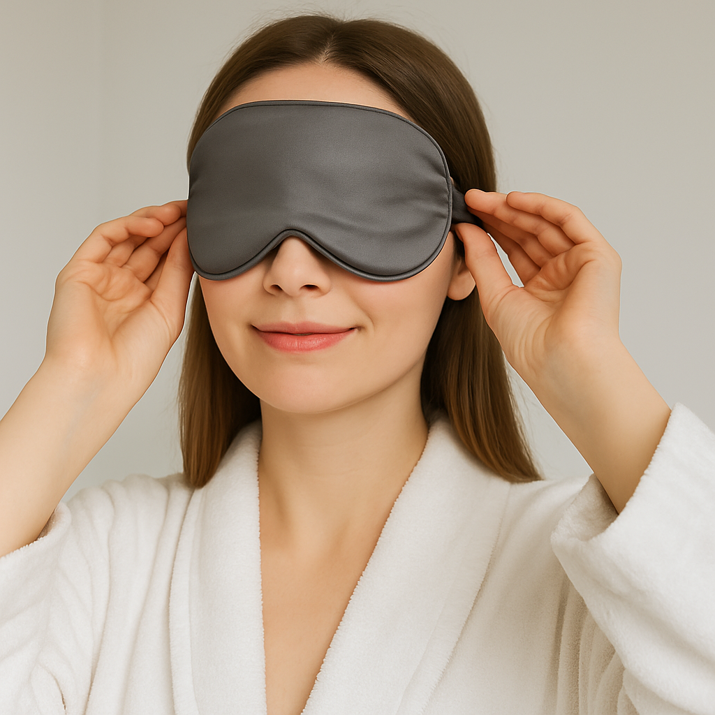 100% Mulberry Silk Eye Mask | Sleep & Beauty